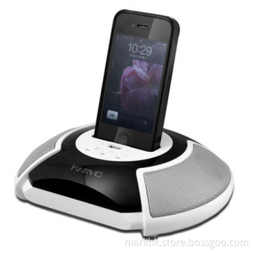 Docking Speaker for iPhone/iPod, with 200Hz to 18kHz Frequency Response and 100 to 240V AC Adapter